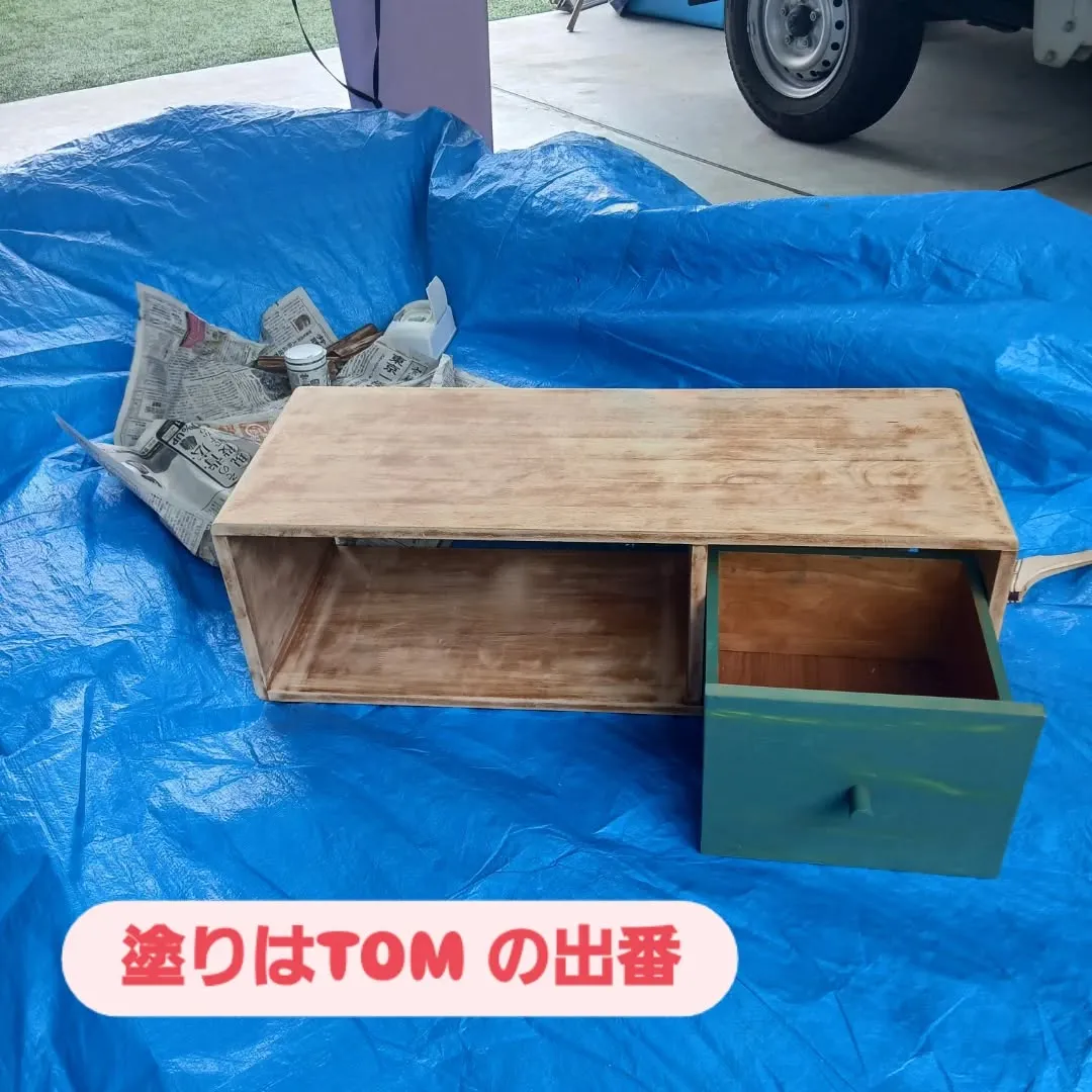 回収したTVボードをリメイクしてみました。