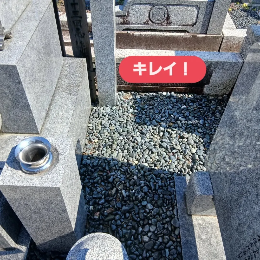 今日は朝イチからお墓掃除へ行ってきました🧹✨！細かいけど抜き...