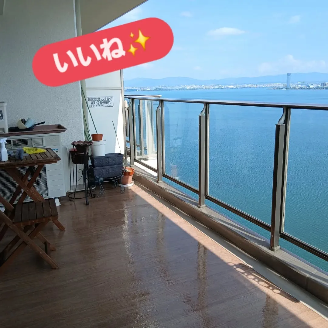 昨日はびわ湖花火大会に向けて、お友達が集まるご家庭のベランダ...