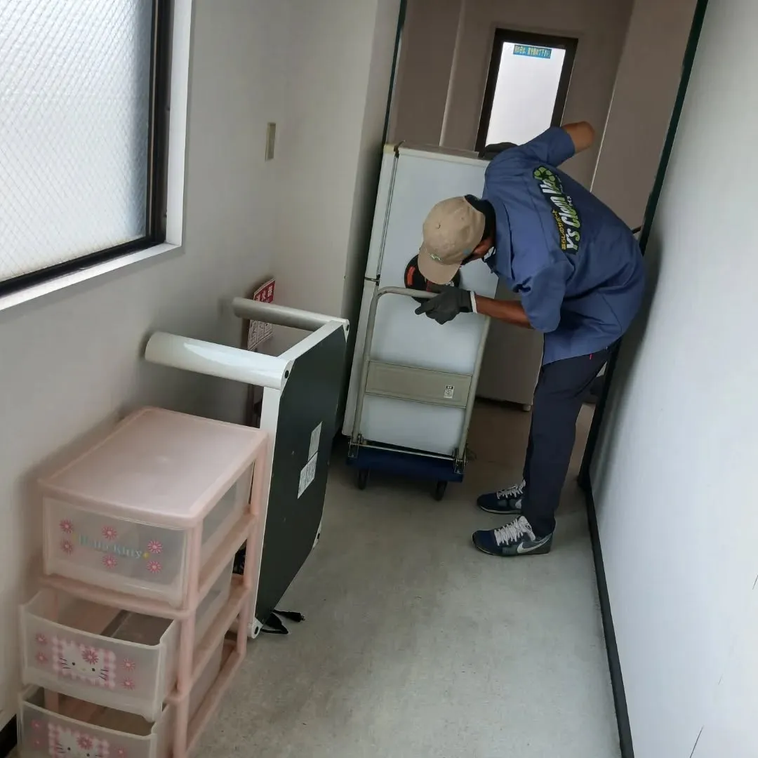 本日は不用品回収で朝から西院へ出動！🚛✨ 