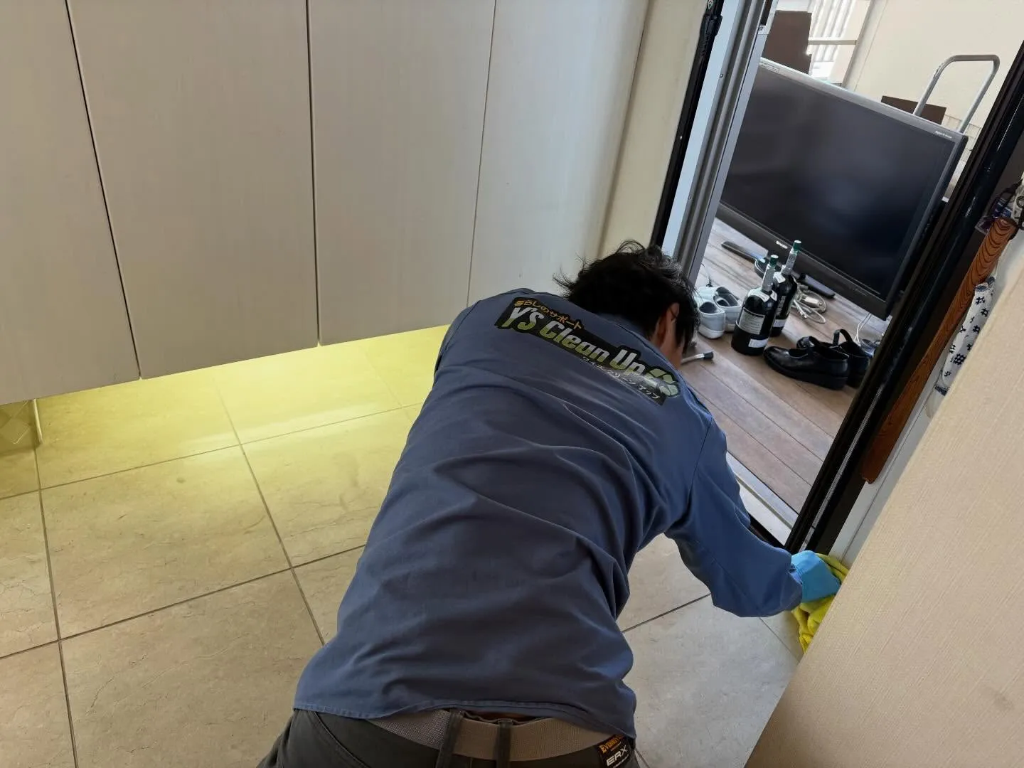 良いお天気の日ですね🌞本日もy'sclean upでは、お客...