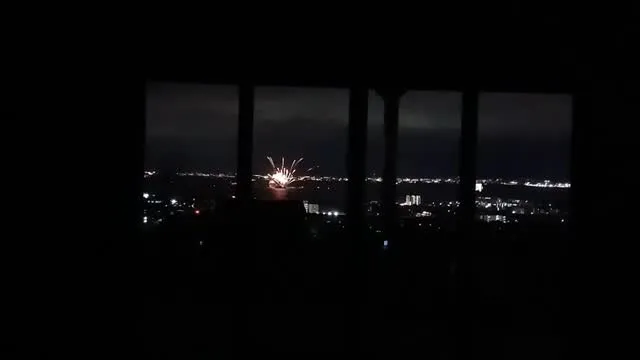 昨夜は琵琶湖で花火があがってました🎆